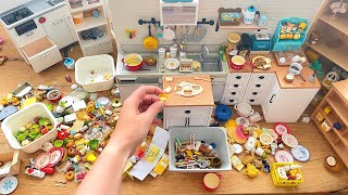 Miniature kitchen set installation ✨ ASMR ✨ Rement Collection ✨ [upl. by Noitna]