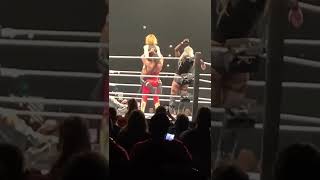 Becky Lynch Vs Bianca Belair Liv Morgan Rhea Ripley WWE Live Event RP Funding Center 28 April 2022 [upl. by Anwahsed119]