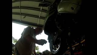 Vespa traveling Pt 3 of 3 installing new tires and rims on GTS GTV 792024 [upl. by Latsirk]