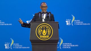 NTIMUGATINYE IBITUMBARAYE AKENSHI BIBA BIRIMO UBUSA Perezida Kagame avuga ku bushotoranyi mu karere [upl. by Eelarat]