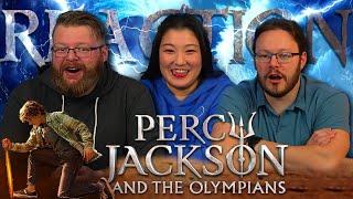 Percy Jackson and The Olympians Official Trailer REACTION [upl. by Ihcas]