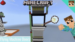 Mumbo Jumbo’s Flying Machine doors In Bedrock 10x10  Fixing Mumbo Jumbo’s Builds [upl. by Ttocs]