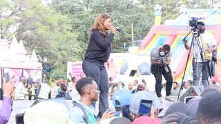 SANAIPEI TANDE GETS EMOTIONAL OVER FALLEN GENZs WHILE PERFORMING AT SHUGENZ CONCERT AT UHURU PARK [upl. by Magdala]