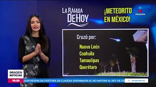 Avistamiento de un posible meteorito  Noticias con Crystal Mendivil [upl. by Jerrilyn]