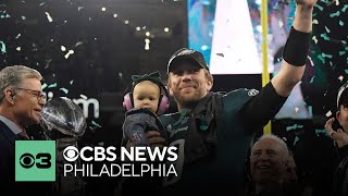 Philadelphia Eagles hold Nick Foles retirement press conference [upl. by Eveneg]