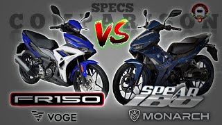 VOGE FR150 vs MONARCH SPEAR 180 SPECS COMPARISON [upl. by Ardeen]