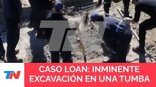 CASO LOAN I URGENTE inquietante excavación en una tumba del cementerio de 9 de Julio [upl. by Socem100]