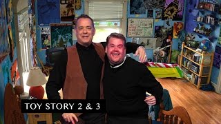 James Corden and Tom Hanks Act Out Toms Filmography [upl. by Airotnahs413]