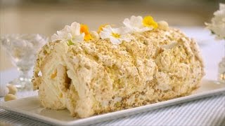 Lemon amp Pistachio Meringue Roulade recipe  Mary Berrys Easter Feast Episode 2  BBC Two [upl. by Gorga202]