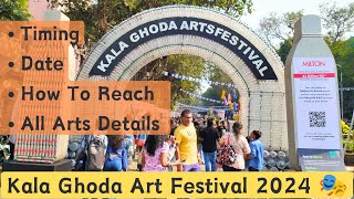 KALA GHODA ART FESTIVAL 2024  KALA GHODA KAISE JAYE😍  MUMBAI FESTIVAL 2024  KALA GHODA FESTIVAL [upl. by Atnohsal]