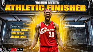 NEW REBIRTH quotATHLETIC FINISHERquot BUILD IS INSANE🔥🔥🔥NBA 2K22 BEST BUILD [upl. by Alurd]