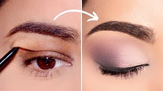 Heres How To Do the DISAPPEARING eyeliner technique on Hooded Downturned Aging Eyes [upl. by Eignav]