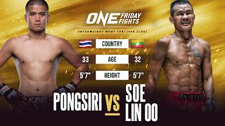 Lethwei Icon vs Muay Thai Star ⚔️ Soe Lin Oo vs Pongsiri  Full Fight [upl. by Nesto]