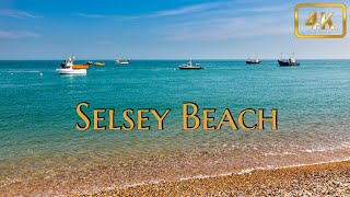 Selsey Beach 4K Drone West Sussex [upl. by Giarla146]