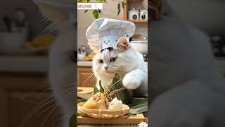 Chef Cats Culinary Adventure  Tasting His Own Masterpiece fyp fypシ゚viral [upl. by Alol]