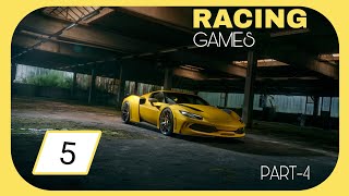 TOP 5 RACING GAMES FOR ANDROID  PART4  GAMESSHOP  ANDROID GAMES [upl. by Nylinnej]