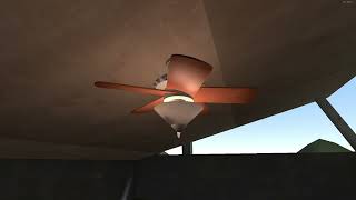 54quot Monster Breeze Batesville AirTech Ceiling Fan Demo [upl. by Rudman]