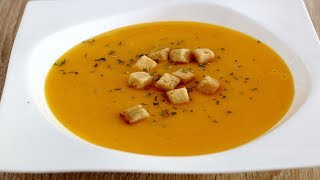 CREMA DE CALABAZA  ZANAHORIA Y CURRY 🍵🍵 [upl. by Byler]