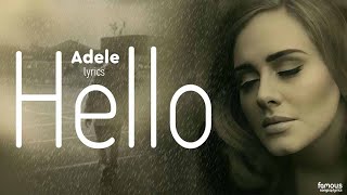 AdeleHelloLyrics [upl. by Madoc304]