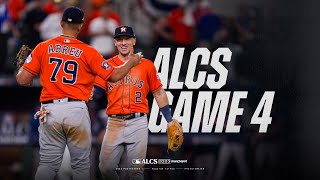 Cinematic Recap ALCS Game 4 vs Rangers  Houston Astros [upl. by Slrahc]