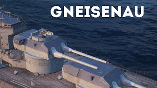 Gneisenau Battleship  World of Warships Legends Console [upl. by Catherine]