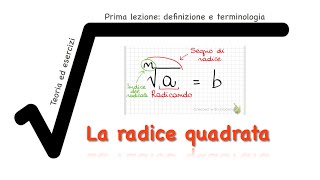 La radice quadrata  prima lezione [upl. by Crooks]