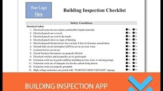 Free Building Inspection Checklist Form  Freedformcom [upl. by Eenal]