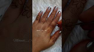 Fingers Mehndi  youtubeshorts shortvideos shorts [upl. by Ardnos882]