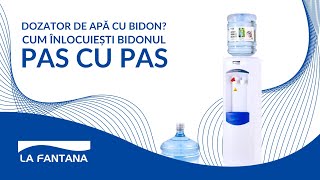 Dozator de Apa cu Bidon Cum Intretii USOR Watercoolerul Tau [upl. by Kaya]