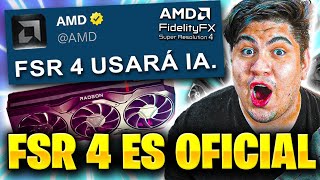 FSR 4 ES CONFIRMADO por AMD y usa IA para FRAME GENERATION  Noticias PC [upl. by Netsew]