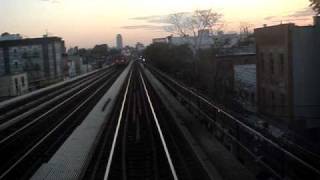 A Ride on a R40M W From Ditmars Boulevard to Astoria BoulevardHoyt Avenue [upl. by Zack]