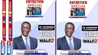 Amadou Ba est l’invité de Pierre Edouard et George Nesta dans Entretien Spécial Ce Vendredi 151124 [upl. by Elsilrac]