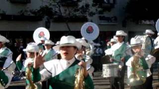 2011 Rose Parade North Japan Honor Green Band [upl. by Grazia]