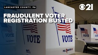 Thousands of suspected fraudulent voter registration forms intercepted in Pa [upl. by Auhoj821]