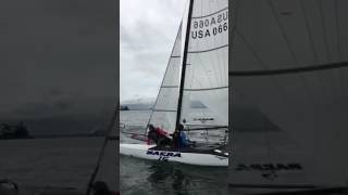 Nacra 15 first race [upl. by Neenwahs]