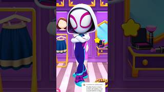 Gwen Stacy Ghost Spider My Talking Angela 2 gwenstacy ghostspider mytalkingangela2 spiderman [upl. by Ycrep]