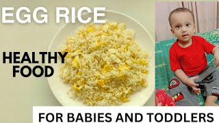 Egg vegetable rice for kids amp toddlers healthy food foryouhamza trendingmusic baby rice [upl. by Ema]