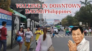 Walking in DOWNTOWN Davao CityPHILIPPINES [upl. by Nesnej]