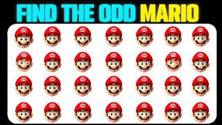 Find The Odd One Out  Find The Odd Mario  Any Quiz [upl. by Elburr]