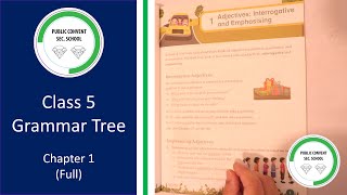 Grammar Tree  Class  5  Chapter 1 Adjectives Interrogative and Emphasizing Full [upl. by Adnawal]