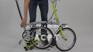 Folding a Brompton [upl. by Papert404]