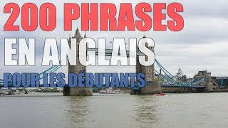 200 Phrases en Anglais pour les débutants avec traduction française [upl. by Franzoni]