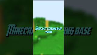 Minecraft starting base dont forget to like and subscribe shorts [upl. by Faun]