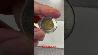 My 2 dollars Canadian coin year 1996 [upl. by Avenej]