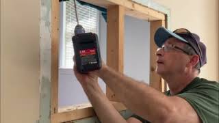 How to REMOVE an INTERIOR WINDOW between rooms drywall finishing and paint  DIY StepbyStep [upl. by Esyahc705]