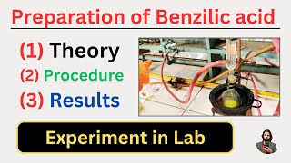 Preparation of Benzilic Acid from Benzil  DU MSc Organic Labchemistryexperiment organicchemistry [upl. by Otrebireh]