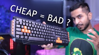 are CHEAP GAMING keyboards GOOD ft Amkette Xcite pro [upl. by Richy570]