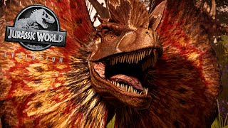 Dilophosaurus ATTACKS  Life in the Jurassic  Jurassic World Evolution 🦖 4K 🦖 [upl. by Favien]