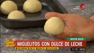 Receta dulce Miguelitos con dulce de leche [upl. by Beberg]