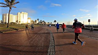 Durban Beach Front Early Morning Walk impressed [upl. by Grosvenor]